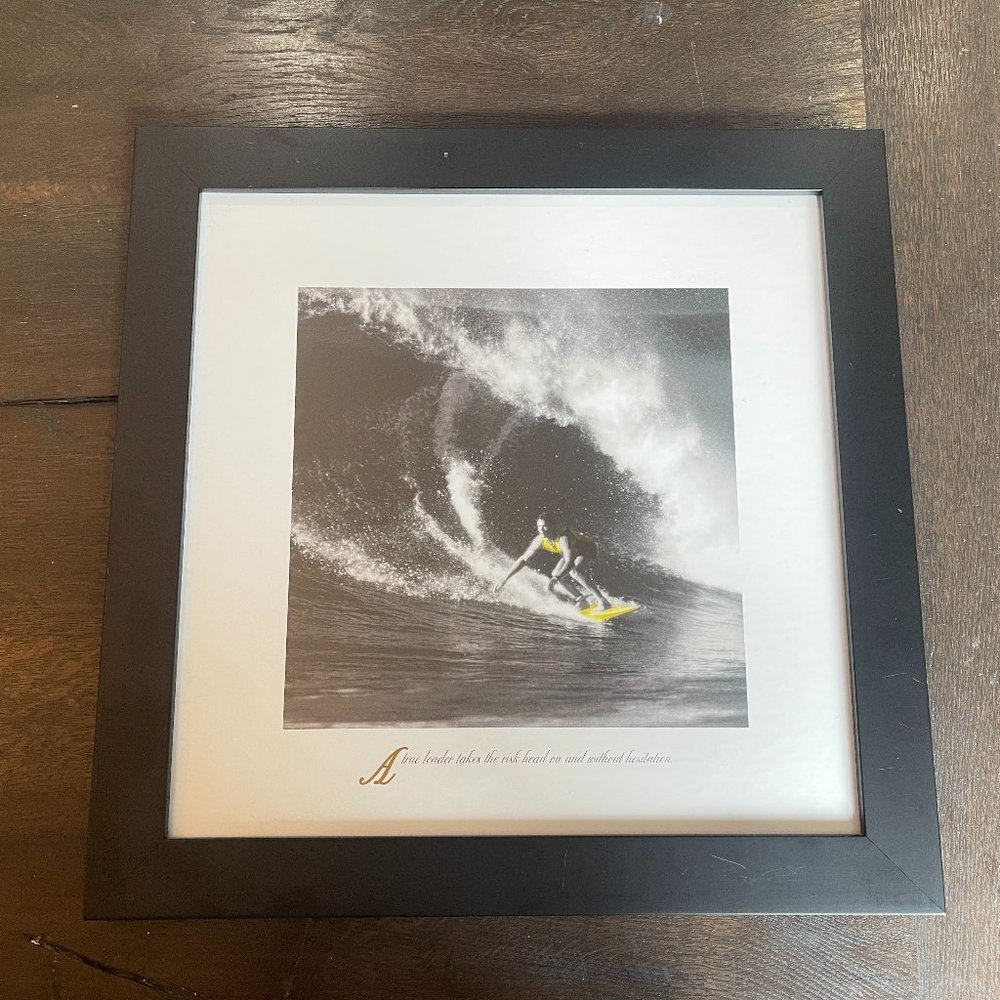 Motivational Art Framed 14"x14"